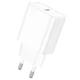 Мережевий зарядний пристрій BOROFONE BA71A Power single Port PD20W charger White (6974443387964) - изображение 1