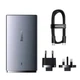 Мережевий зарядний пристрій з кабелем Baseus GaN5 Pro Ultra-Slim Fast Charger C+U 65W Gray((With Mini White Cable C to C 100W(20V/5A) 1m Black) (CCGP150113) - изображение 1