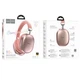 Бездротові накладні навушники HOCO W35 Max Joy BT headphones Pink (6942007625593) - изображение 3