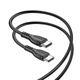 Кабель BOROFONE BX51 Triumph 60W Charging Data Cable Type-C to Type-C Black (6931474751669) - зображення 4