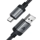 Кабель ACEFAST C20-04 USB-A до USB-C алюмінієвий alloy charging data cable Black (6974316283782) - зображення 4
