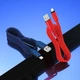 Кабель HOCO X59 USB to iP 2.4A, 1m, nylon, TPE connectors, Red (6931474744876) - изображение 6
