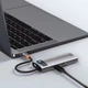 USB-хаб Baseus Metal Gleam Series 5-in-1 Multifunctional （Type-C to HDMI*1+USB3.0*3+PD*1) (CAHUB-CX0G) - изображение 7
