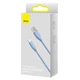 Кабель Baseus Jelly Liquid Silica Gel Fast Charging Data Cable USB to iP 2.4A 2m Blue (CAGD000103) - зображення 2