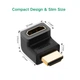 Адаптер UGREEN HDMI 4K Adapter Male to Female Up-angled (UGR-20110) - зображення 5
