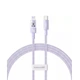 Кабель Baseus Gem Fast-Charging Data Cable USB-C to iP 20W 2m Nebula Purple (P10373001511-01) - зображення 1