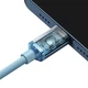 Кабель Baseus Gem Fast-Charging Data Cable USB-C to iP 20W 2m Galaxy Blue (P10373001311-01) - зображення 4