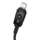 Кабель Baseus Unbreakable Series Fast Charging Data Cable USB to iP 2.4A 2m Cluster Black (P10355802111-01) - зображення 5