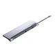 USB-хаб Vention Multi-function USB-C to HDMI/VGA/USB-C Gen 1/USB 3.0x2/USB 2.0/RJ45/SD/TF/TRRS 3.5mm/PD Docking Station 0.25m (THTHC) - изображение 1