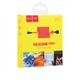 Кабель HOCO X21 USB для Type-C 2A, 1m, silicone, TPE connectors, Black+Red (6957531071419) - зображення 4