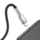 Кабель Baseus Cafule Series Metal Data Cable USB to IP 2.4A 0.25m Black (CALJK-01) - зображення 5
