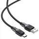 Кабель ACEFAST C10-04 USB to Type-C 3A, 1.2m, silicone, zinc connectors, Black (6974316283126) - изображение 5