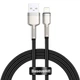 Кабель Baseus Cafule Series Metal Data Cable USB to IP 2.4A 2m Black (CALJK-B01) - изображение 4