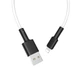 Кабель BOROFONE BX31 USB to iP 2.4A, 1m, silicone, TPE connectors, White (6931474710369) - изображение 3