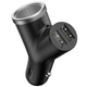Автомобільний зарядний пристрій Baseus Y type dual USB+cigarette lighter 3.1 A Black (CCALL-YX01) - зображення 3