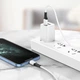 Кабель BOROFONE BX79 USB to iP 2.4A, 1m, silicone, silicone connectors, White (6974443384758) - зображення 2