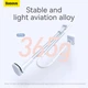 Тримач для телефону Baseus Unlimited adjustment lazy phone holder silver (SULR-0S) - зображення 10