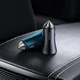 Автомобільний зарядний пристрій Baseus Golden Contactor Dual Fast Charger Car Charger C+C 40W Blue (CGJP000003) - зображення 12