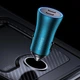 Автомобільний зарядний пристрій Baseus Golden Contactor Dual Fast Charger Car Charger C+C 40W Blue (CGJP000003) - зображення 15