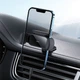 Автотримач для телефона Baseus Steel Cannon pro Solar Electric Car Mount Black (SUGP010001) - изображение 9
