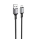 Кабель BOROFONE BX83 Micro Famous silicone charging data cable Black (6974443386387) - зображення 1