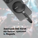 Портативний SSD Apacer Magnetic AS725 1 TB USB 3.2 Gen.2 Type-C MagSafe Black (AP1TBAS725B-1) - изображение 6