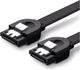 Кабель UGREEN US217 SATA 3 Data Cable 0.5m (Black)(UGR-30796) (UGR-30796) - изображение 1