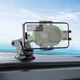 Автотримач для телефону BOROFONE BH93 Grand one-button car holder(center console) Black (6941991103698) - зображення 8