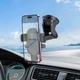 Автотримач для телефону BOROFONE BH93 Grand one-button car holder(center console) Black (6941991103698) - зображення 9