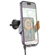 Автотримач для телефона з БЗП HOCO HW7 Transparent Discovery Edition wireless fast charging car holder(air outlet) Metal Gray (6942007608145) - изображение 7