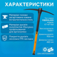 Кирка 1.5кг Fiberglass для бетона скальных пород твердых грунтов кайло кованая сталь инструмент 90см фиберглас - изображение 3