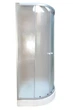 Душевая кабина с низким поддоном KO&PO 7122 F 80x80х195 см матовое стекло раздвижные двери (С10232) - изображение 5