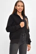 Кофта подростковая на флисе для девочки черного цвета Fashion рост 146 (205839) - изображение 2