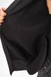 Кофта подростковая на флисе для девочки черного цвета Fashion рост 146 (205839) - изображение 4