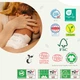 Одноразовые детские подгузники BioEmbrace "NATY". Размер 4, 44 шт. в упаковке. - изображение 6