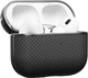 Магнитный чехол Pitaka Aramid Fiber Magnetic Case Plain Black/Grey для Airpods Pro 2nd Gen (APM2401) - изображение 2