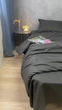Постельное бельё однотонное Графит двуспальное 180х215 см, бязь , наволочки 70х70, хлопок - изображение 2