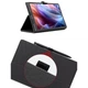 Чехол - книжка Textile Leather Case with Stand для Teclast T65 Max, Black - изображение 3