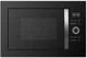 Микроволновая печь встраиваемая Luxor BF 25 BK CH Navigator GL + черная стеклянная фасадная рамка, черный - изображение 1