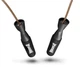 Скакалка шкіряна PowerPlay 4214 Leather Jump Rope Чорна 2.75 см. - зображення 3