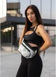 Поясная сумка Sambag Tirso Max полиэстер водоотталкивающая с принтом листья - изображение 9