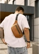 Шкіряна сумка на пояс Sambag Tirso MKH руда 81341121m - изображение 6