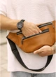 Шкіряна сумка на пояс Sambag Tirso MKH руда 81341121m - изображение 7
