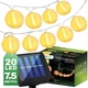 Декоративная солнечная гирлянда Lumiled Risa – 20 LED-фонариков, длина 7,50 м, теплый белый свет 3000 K, IP44 - изображение 1