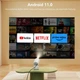Мини-проектор Polocsh X3 4K с аккумулятором Android 11.0 - изображение 3