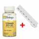 Витамины Д3 + К2 Solaray Vitamin D3 K2 120 капсул + Подарок Таблетница на 7 дней - изображение 1