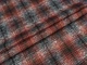 Ткань Трикотаж тёплый клетка, серо-черный с терракотовым, пог. м. (т22, 2306024, д6 цв4) - изображение 1