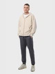 Спортивный костюм мужской Ray Premium Loose U0809M-Cream-Dark Grey S Бежевый с темно-серым (RAY2000000044934) - изображение 1