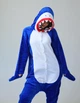 Жіноча кігурумі піжама доросла та підліткова Kigurumi Акула Доросла Блакитна XL 175-185 см. (1086) - зображення 3