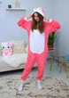Жіноча кігурумі піжама доросла та підліткова Kigurumi Hello Kitty Хеллоу Кітті в горошок Рожевий XL 175-185 см (1084) - зображення 5